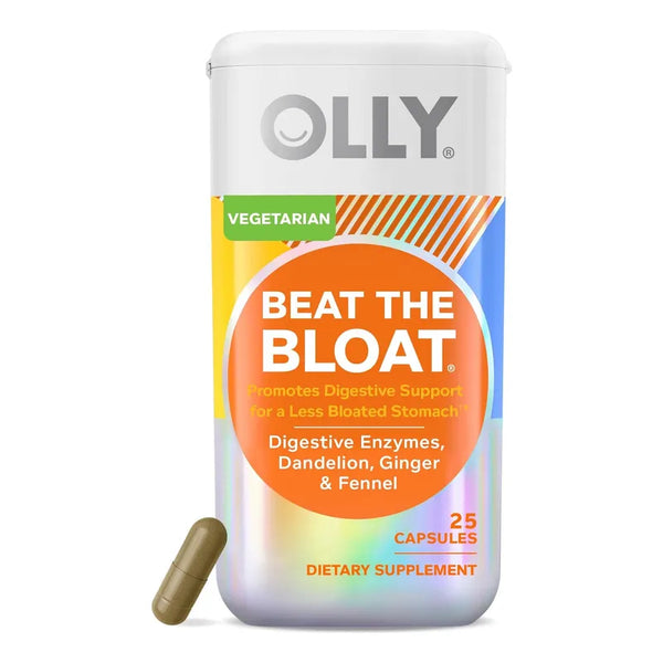 Capsulas Olly Beat The Bloat Alivian Hinchazon Vientre Mujeres