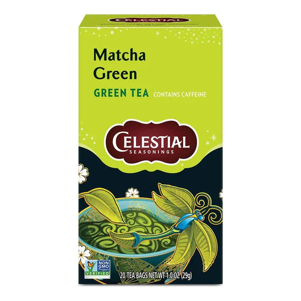 Bolsa De Té Verde Matcha 20 Pirámides Naturales Energía Saludable