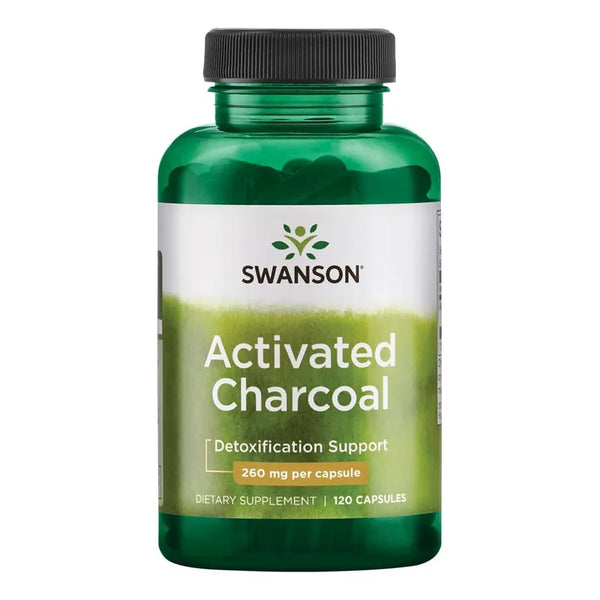 Carbón Activo Swanson 120 Cápsulas Efecto Depurativo Natural