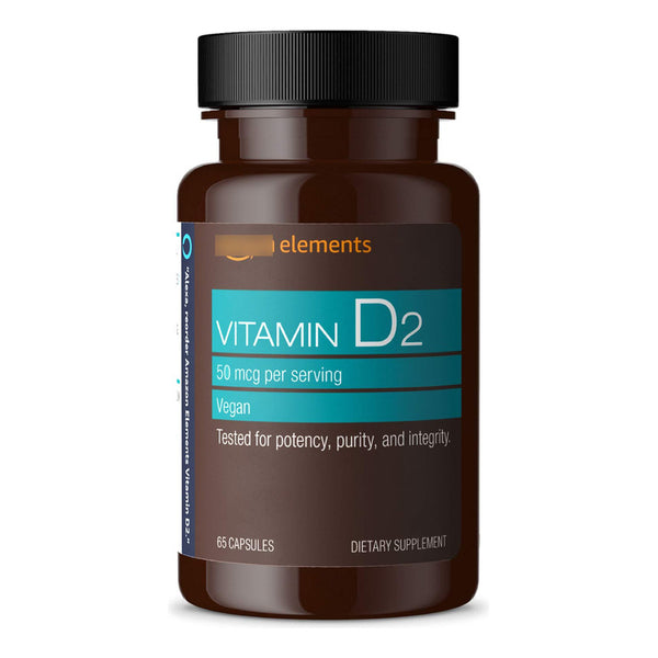 Vitamina D2 2000 IU 65 Cápsulas Para Salud Ósea Y Sistema Inmune