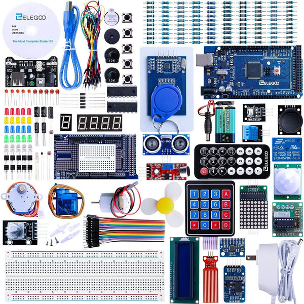 Kit Elegoo Mega 2560 Tutorial Compatible Con Arduino Para Principiantes
