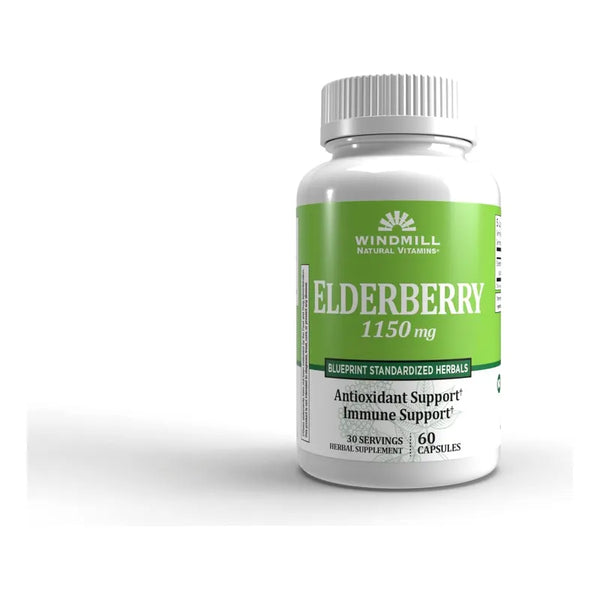 Capsulas De Saúco Naturales 1150 Mg Apoyo Inmunologico Saludable