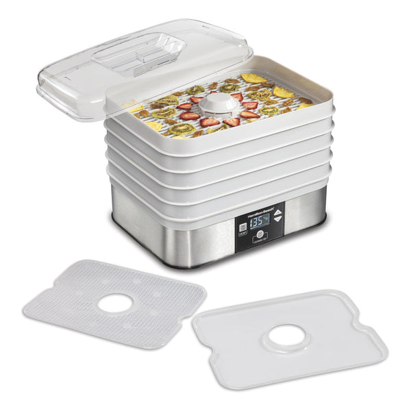 Deshidratador De Alimentos Hamilton Beach Digital Con Temporizador Ajustable