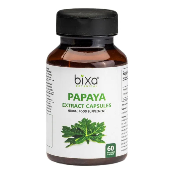 Capsulas Naturales Ayurvedicas Extracto Hoja De Papaya 60 Unidades