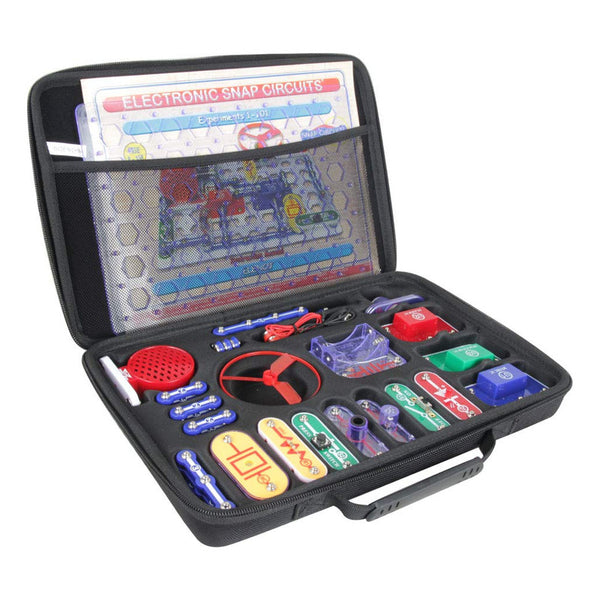 Estuche Rígido de Viaje para Kit Snap Circuits Protección Compacta y Duradera