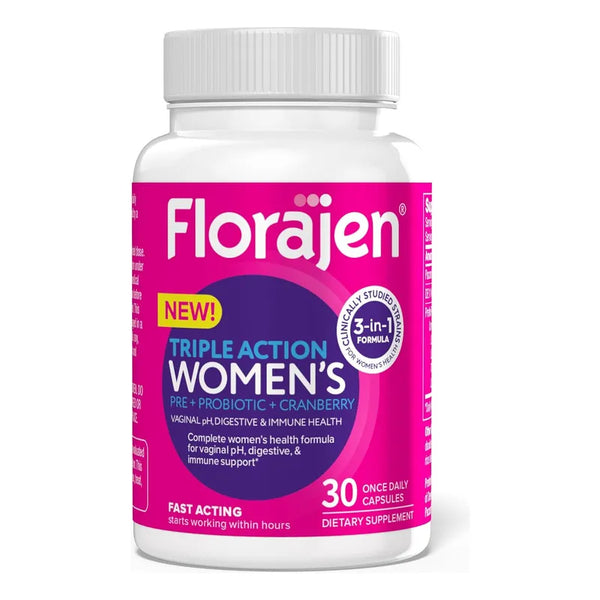 Capsulas Probióticos Prebióticos Cranberry Para Mujer Salud Integral