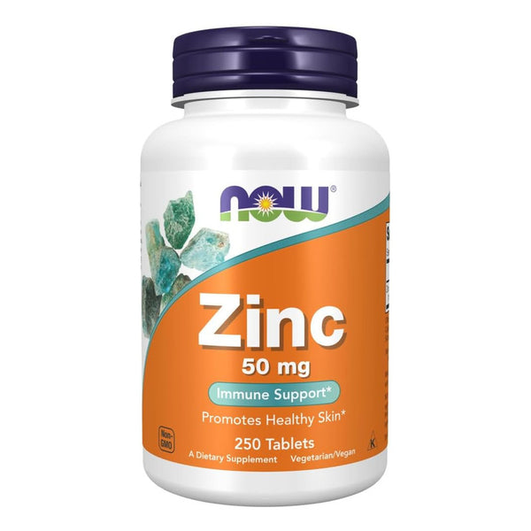 Gluconato De Zinc Now Foods Apoyo Inmunologico 250 Tabletas