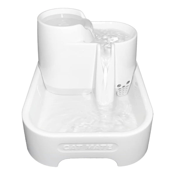 Fuente De Agua Cat Mate Para Mascotas 70 Oz Hidratacion Saludable