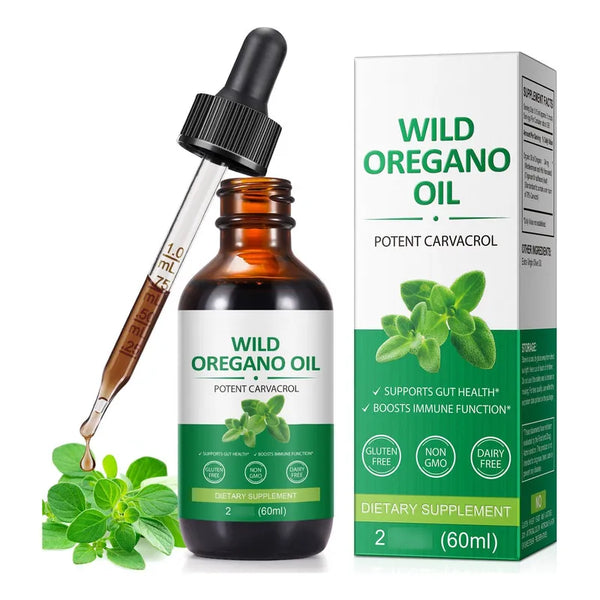 Aceite De Orégano Orgánico 60ml Para Fortalecer Sistema Inmunológico