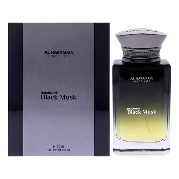 Perfume Al Haramain Black Musk Edp 100 Ml Para Hombre Aroma Duradero Y Sofisticado