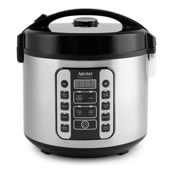 Arrocera Aroma Professional Olla Digital Y Vaporera De 20 Tazas