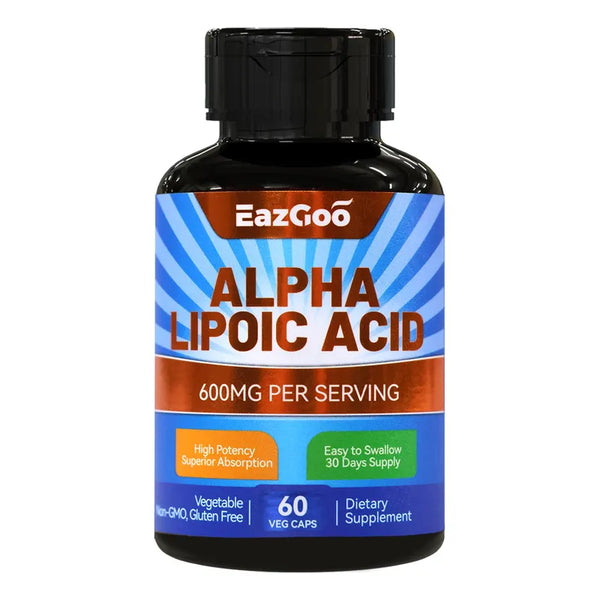 Acido Alfa Lipoico Suplemento 600 Mg 60 Capsulas Energetico