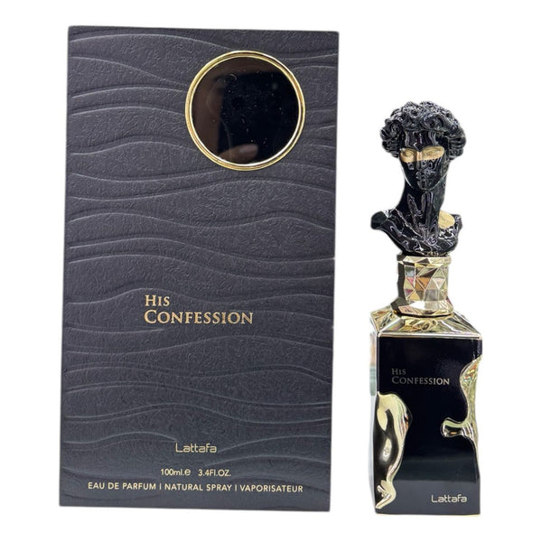 Lattafa His Confession Edp 100ml Exclusiva Fragancia Masculina