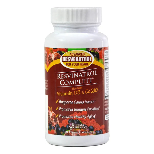 Capsulas De Resveratrol Con Quercetina Extracto De Semilla De Uva 60 Unidades