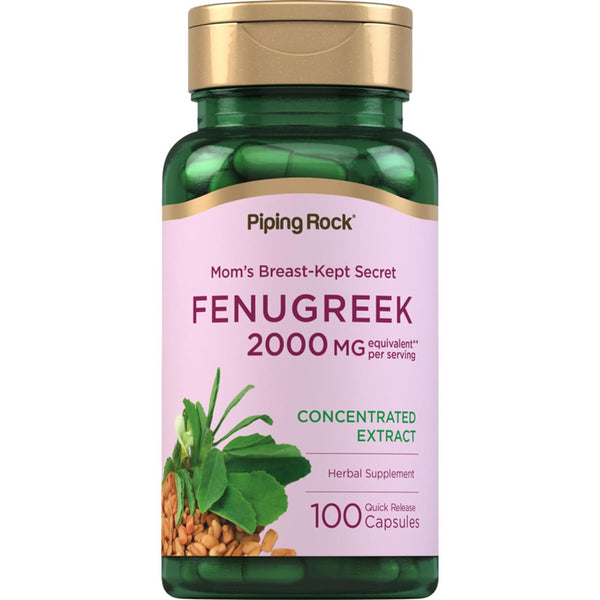 Fenogreco 2000 Mg Sin Gluten 100 Capsulas Liberacion Rapida