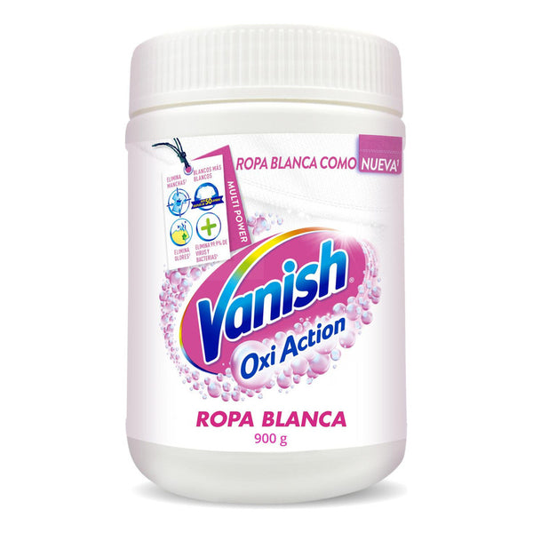 Vanish Desmanchador Polvo Blanco 900gr Blancos Brillantes Desde El Primer Uso