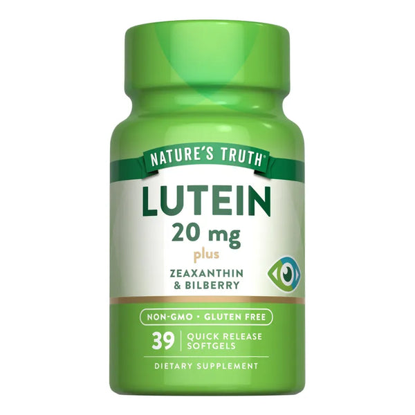Capsulas Blandas Luteína Zeaxantina Arándano Sin Gluten