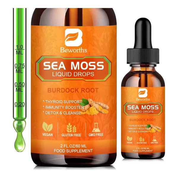 Gotas Liquidas De Musgo Marino Irlandes 3000 Mg Suplemento Organico