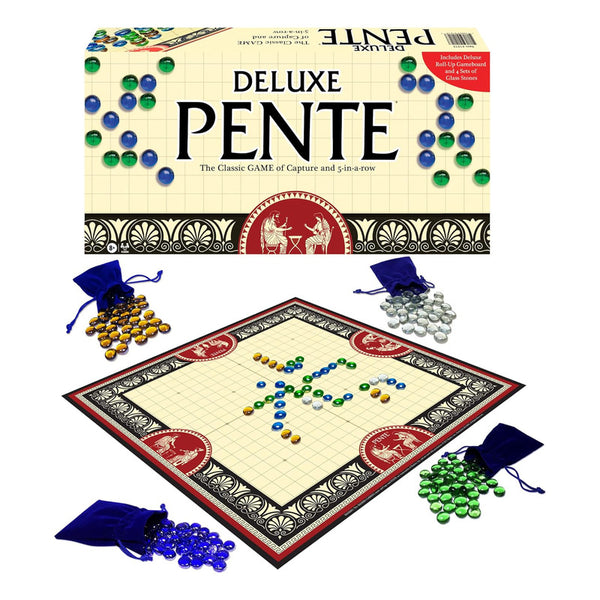 Deluxe Pente Juego Estrategia Familiar Portátil Hasta 4 Jugadores