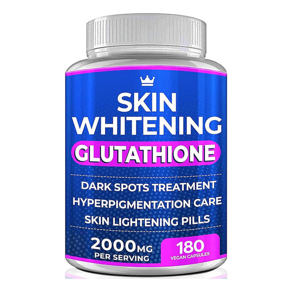 Skin Whitening Glutation 2000mg Aclara Manchas Y Acne 180 Capsulas