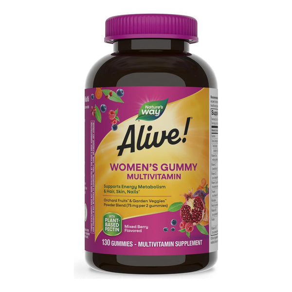 Alive Multivitaminicas Vitaminas B Para Mujer 130 Gomitas Nature's Way