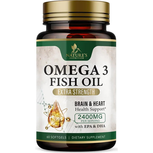 Aceite De Pescado Omega 3 2400 Mg Triple Fuerza Sin Eructos