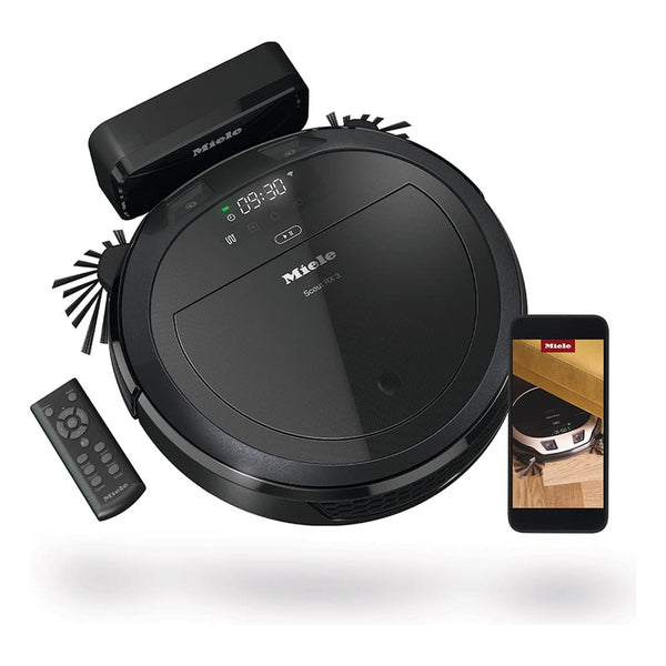 Robot Aspirador Miele Scout Rx3 Negro Obsidiana Limpieza Inteligente De Alta Potencia