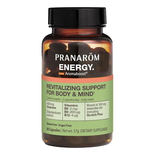 Aromaboost Energia Herbal Capsule Suplemento Contra Fatiga