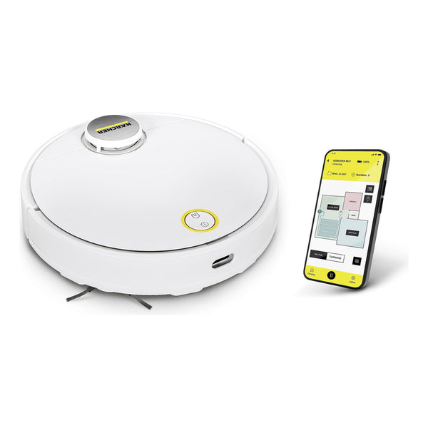 Robot Aspirador Kärcher RCV 3 2500pa Navegación Láser Con Mopa