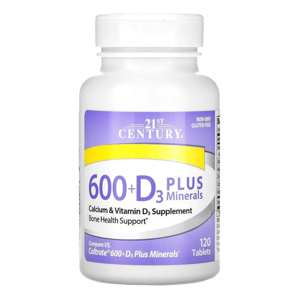Capsulas Minerales De Calcio 600mg Con Vitamina D 120 Unidades Efectividad Superior