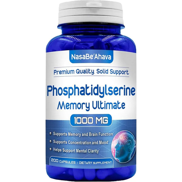 Capsulas De Fosfatidilserina 1000 Mg Ginkgo Dmae Apoyo Cerebral