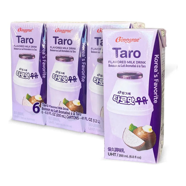 Bebida Taro Saborizada De 330 Ml Paquete De Seis