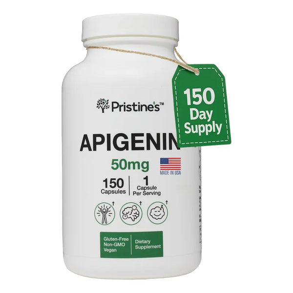 Capsulas De Apigenina 50 Mg 150 Dias Apoyo Sueno Y Prostata Importado