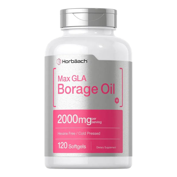 Aceite De Borraja 2000 Mg 120 Capsulas Omega 6-9 Gla Natural