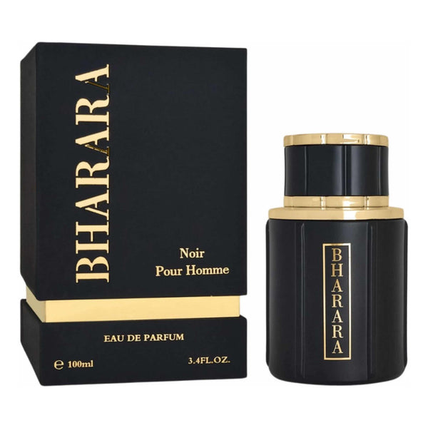 Bharara Noir Fragancia Aromática Fougère Para Hombres Con Acentos De Bergamota Y Cedro