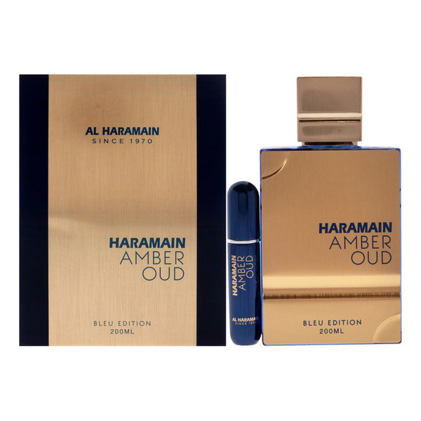 Perfume Al Haramain Amber Oud Bleu Edition 200 Unisex Atractivo Y Duradero