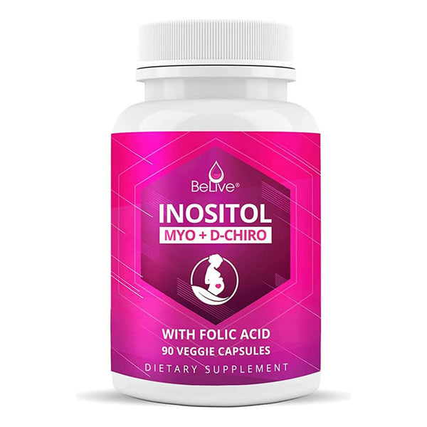 Mioinositol Y Dchiro Inositol Acido Folico 90 Capsulas Para El Equilibrio Hormonal Y Fertilidad