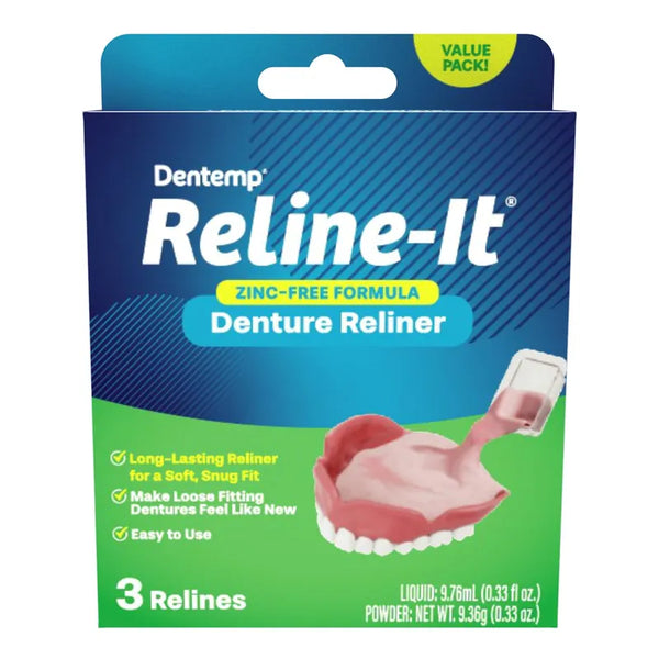 Kit Reline It Para Reajuste De Dentaduras Postizas Que Protege Tu Sonrisa