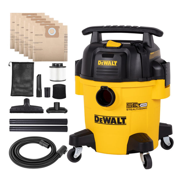 Aspiradora De Taller Dewalt Ultrasilenciosa Potente Y Compacta