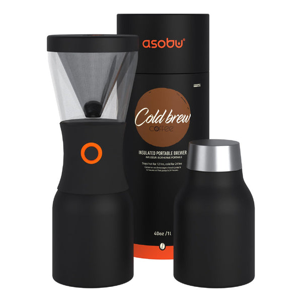 Cafetera Asobu Cold Brew De Acero Inoxidable De 1 Litro Para Café Frío
