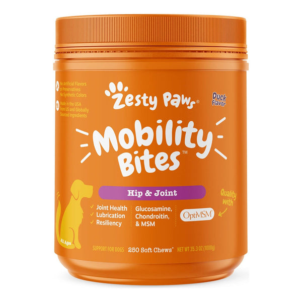 Zesty Paws Glucosamina Para Perros Soporte Articular Premium