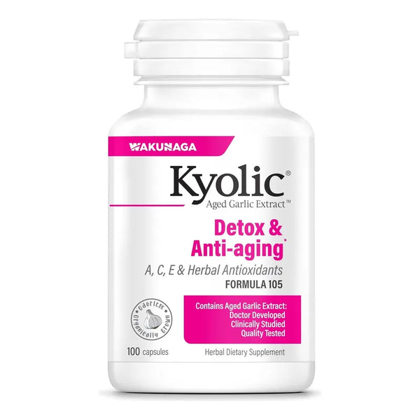Capsulas De Extracto De Ajo Envejecido Kyolic Para Desintoxicacion