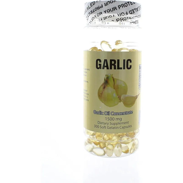 Aceite De Ajo Concentrado 3 Mg 300 Cápsulas Sin Colesterol