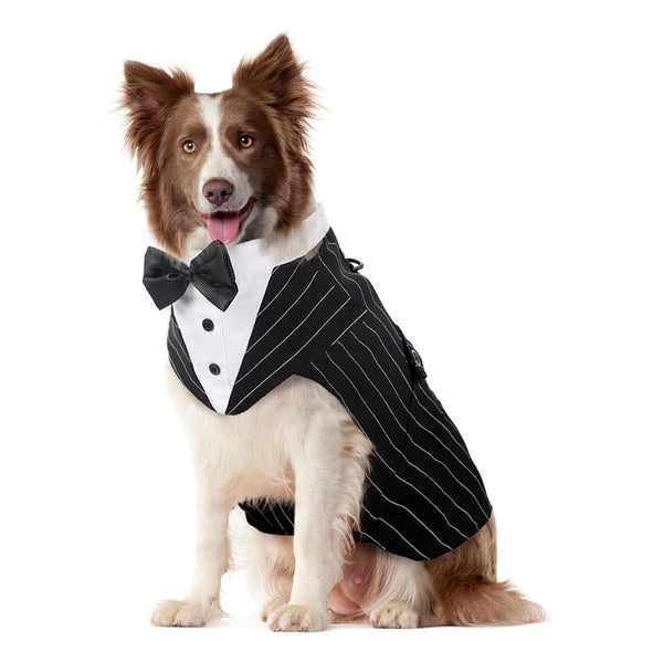 Traje Esmoquin Elegante Para Perros Kuoser Perfecto Para Bodas