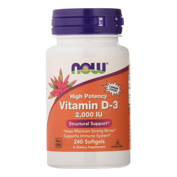 Cápsulas Vitamina D3 2000 Ui 240 Unidades Para Salud Ósea