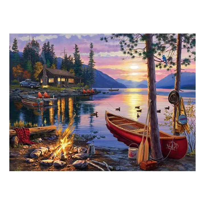 Buffalo Games Rompecabezas Darrell Bush Canoe Lake 1000 Pz - Imagen 2