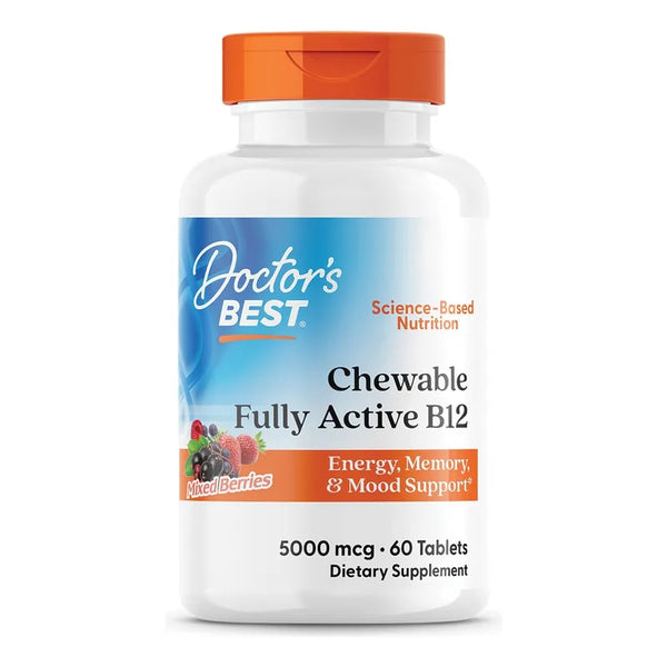 Cápsulas Masticables De Vitamina B12 1000 Mcg Energía Metabó Somos Importaciones