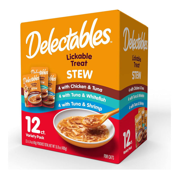 Delectables Stew Lickable Treats Delicias Gourmet Para Gatos