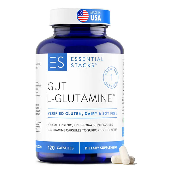 Capsulas De Lglutamina 1000 Mg Salud Intestinal Hechas En Eeuu Sin Gluten