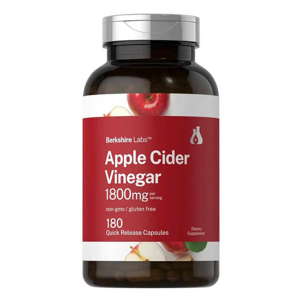 Capsulas De Vinagre De Sidra Manzana 1800 Mg 180 Unidades Calidad